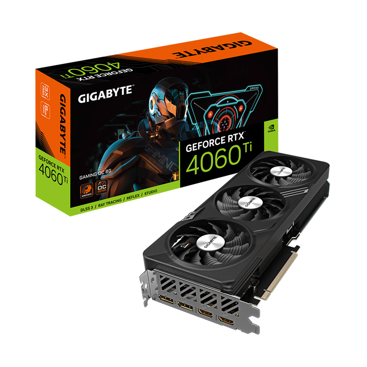 Card màn hình Gigabyte GeForce RTX­­ 4060 Ti Gaming OC 8G