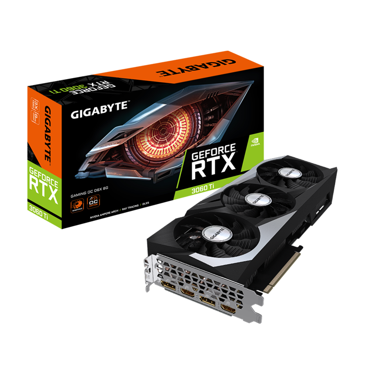 Card màn hình Gigabyte GeForce RTX 3060 Ti Gaming OC D6X 8G