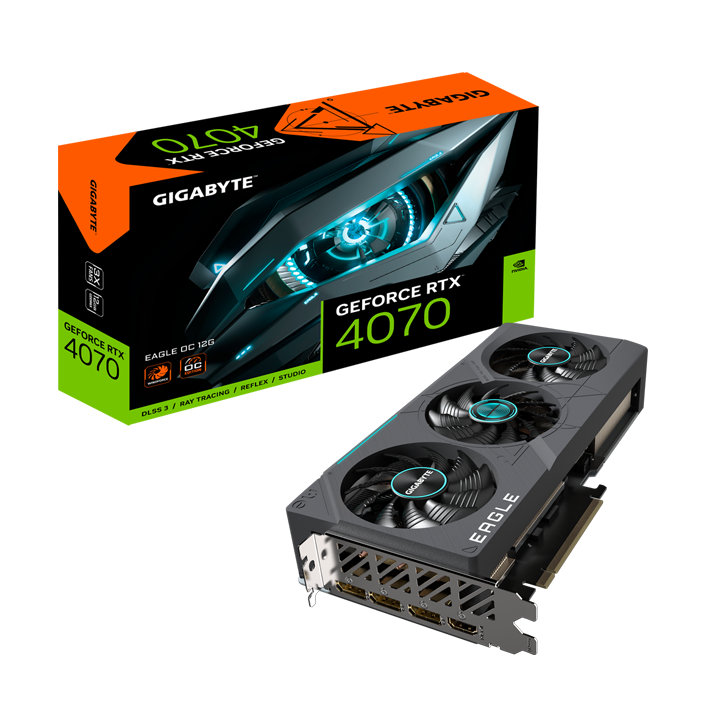 Card màn hình Gigabyte GeForce RTX­­ 4070 EAGLE OC 12G