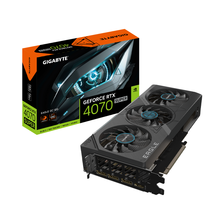 Card màn hình Gigabyte GeForce RTX­­ 4070 SUPER EAGLE OC 12G