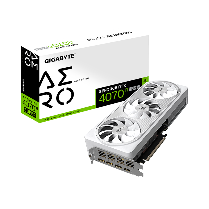 Card màn hình Gigabyte GeForce RTX­­ 4070 Ti SUPER AERO OC 16G