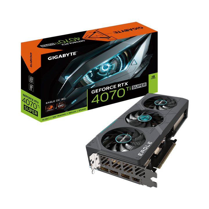 Card màn hình Gigabyte GeForce RTX­­ 4070 Ti SUPER EAGLE OC 16G