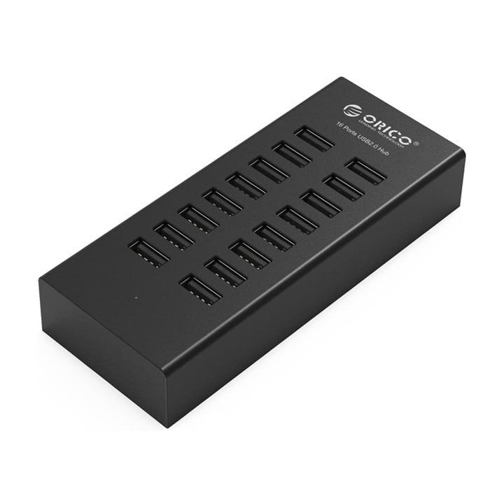 Bộ chia USB HUB 16 cổng USB 2.0 ORICO H1613-U2-BK