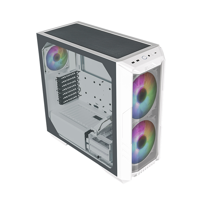 Vỏ case Cooler Master MasterCase HAF 500 WHITE