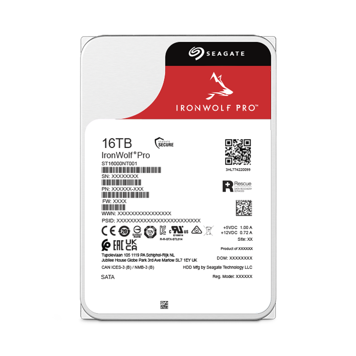 Ổ cứng HDD Seagate IronWolf Pro 16TB 3.5