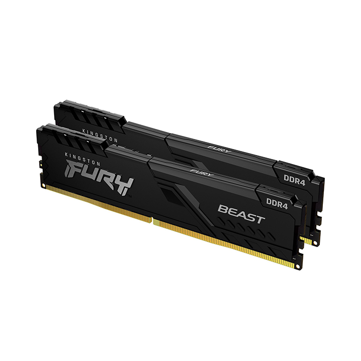 Ram Kingston Fury Beast 16GB (2 x 8GB) DDR4 3200MHz KF432C16BBK2/16