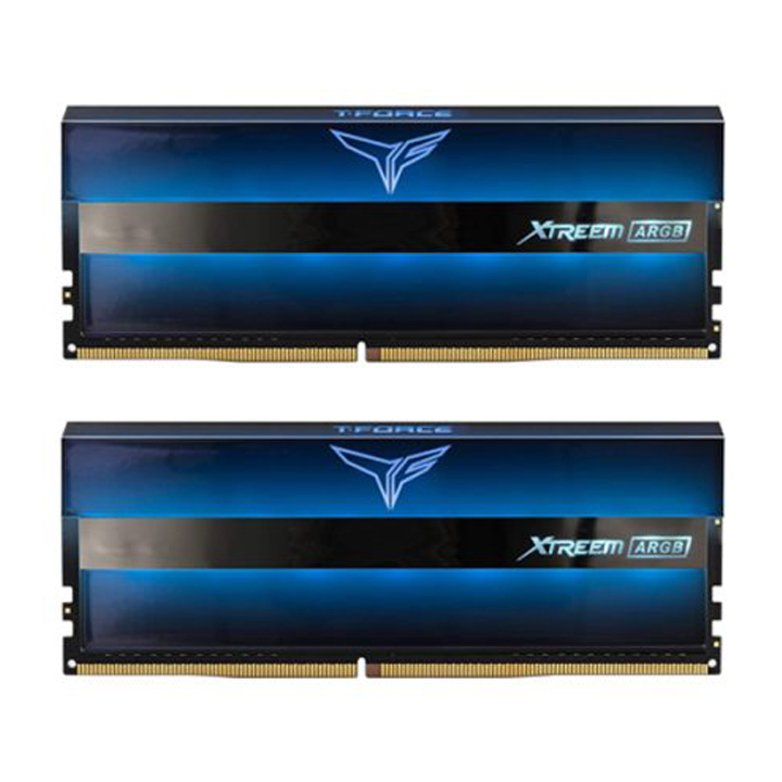 KIT RAM TEAM T-Force Xtreem Blue ARGB 16GB(8GBx2)DDR4 4000mhz