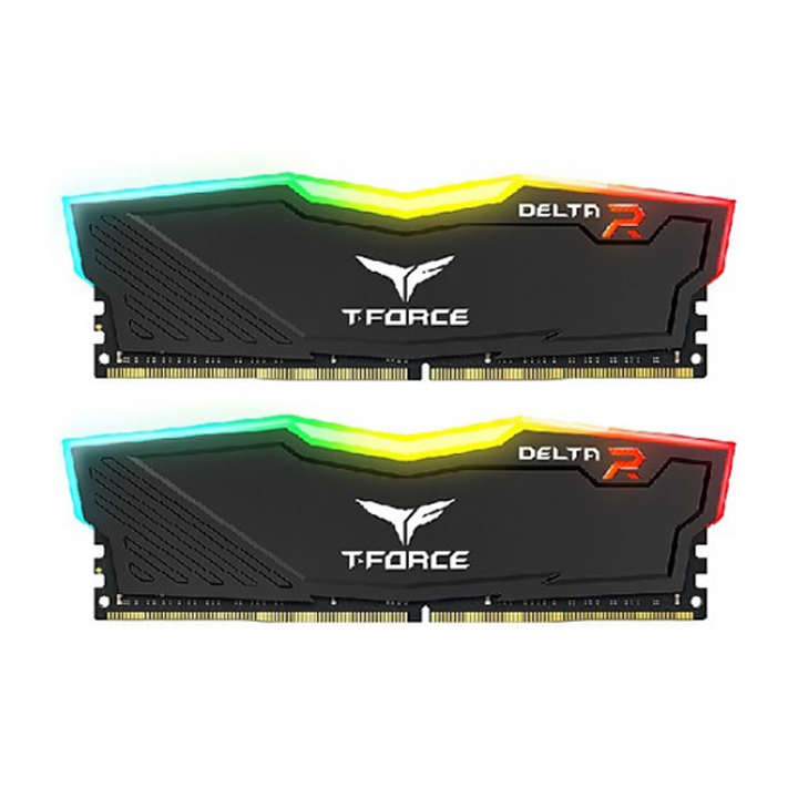 KIT Ram Team T-Force Delta RGB 16GB (8GB x 2) DDR4 3000MHz ( For Led )