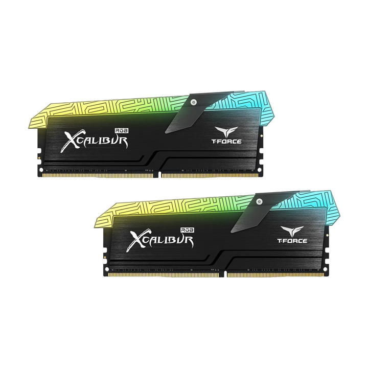 KIT Ram Team T-Force Xcalibur RGB 16GB (8GB x 2) DDR4 3600MHz ( For Led )