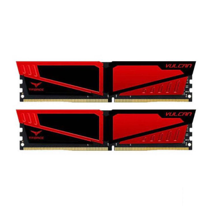 KIT Ram Team Vulcan 8GB (4G x 2) DDR4 2666MHz (For AMD)