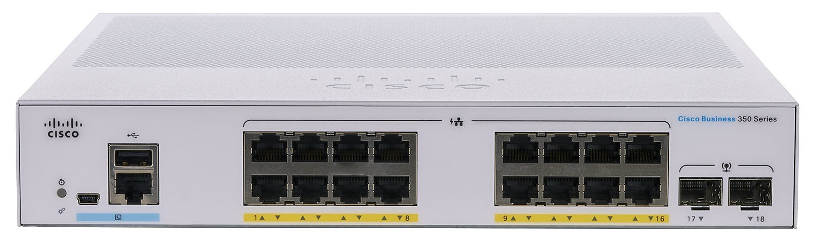 Switch Cisco CBS350-16FP-2G-EU