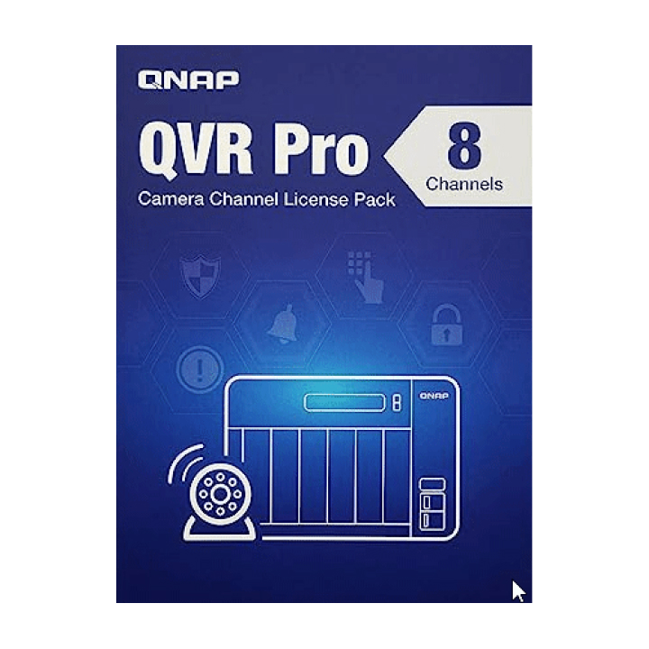 QNAP QVR PRO 8 channels Licence LIC-SW-QVRPRO-8CH-EI