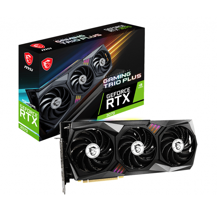 Card màn hình MSI GeForce RTX 3070 GAMING TRIO PLUS 8G LHR