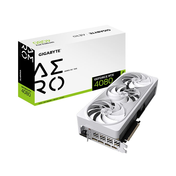 Card màn hình Gigabyte GeForce RTX™ 4080 16GB AERO OC N4080AERO OC-16GD