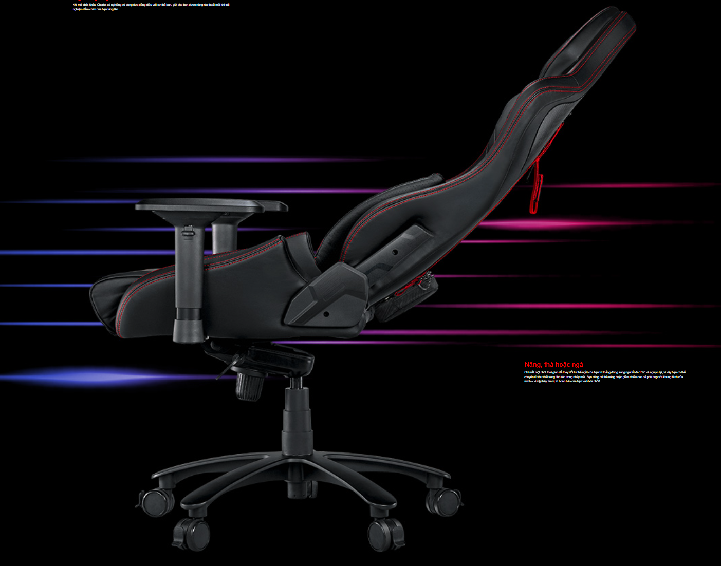 HugoTech - ASUS ROG Chariot Gaming Chair