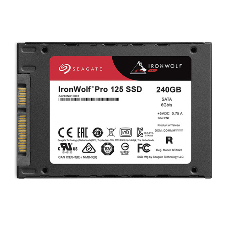 Ổ cứng SSD Seagate IronWolf Pro 125 240GB SATA III 2.5