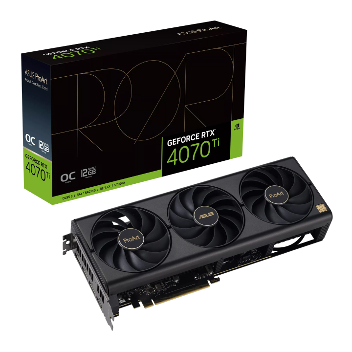 Card màn hình ASUS ProArt GeForce RTX™ 4070 Ti OC Edition 12GB GDDR6X (PROART-RTX4070TI-O12G)