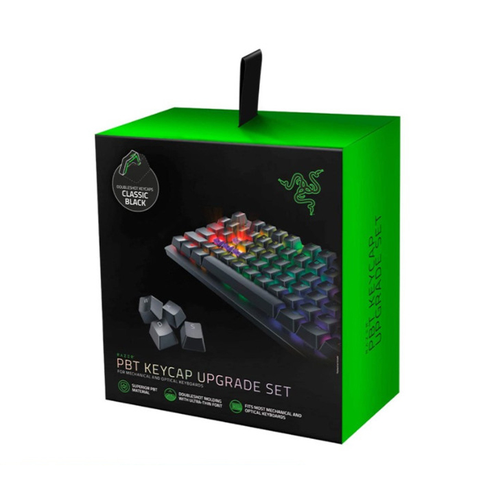 Bộ Keycap Razer PBT Upgrade Set-Black RC21-01490100-R3M1