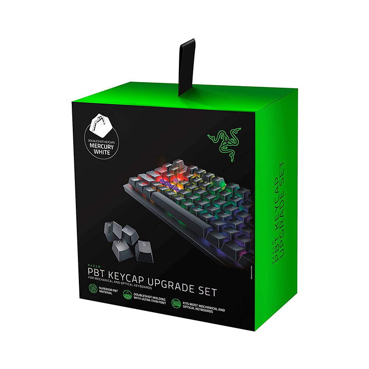 Bộ Keycap Razer PBT Upgrade set- White RC21-01490200-R3M1