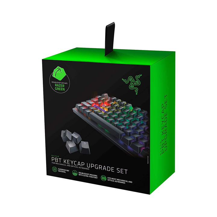 Bộ Keycap Razer PBT Upgrade set- Green RC21-01490400-R3M1