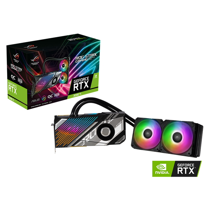 Card màn hình Asus ROG Strix LC GeForce RTX 3090 Ti OC Edition ROG-STRIX-LC-RTX3090TI-O24G-GAMING