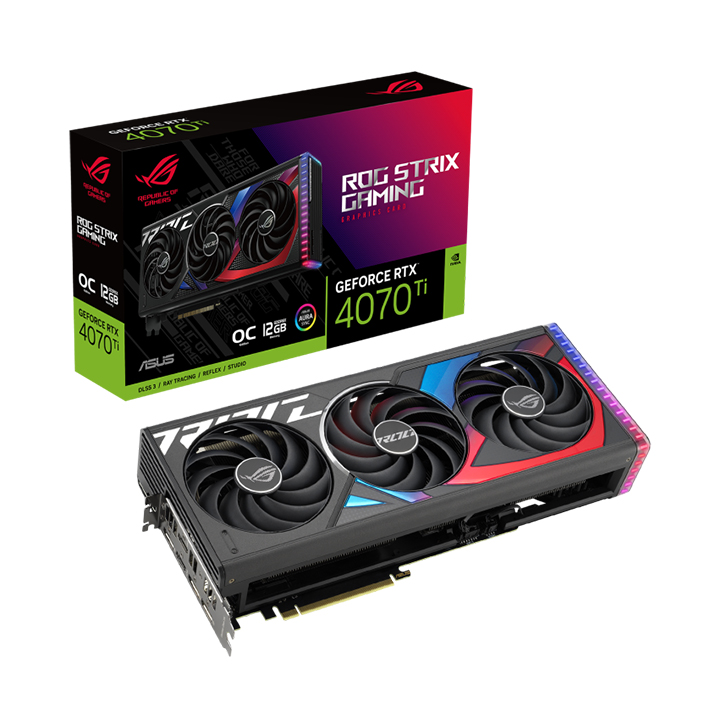 Card màn hình Asus ROG Strix GeForce RTX 4070Ti 12GB GDDR6X OC Edition