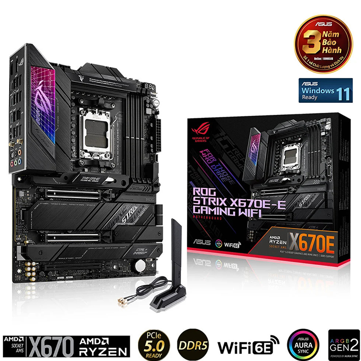 Mainboard Asus ROG STRIX X670E-E GAMING WIFI (AMD)