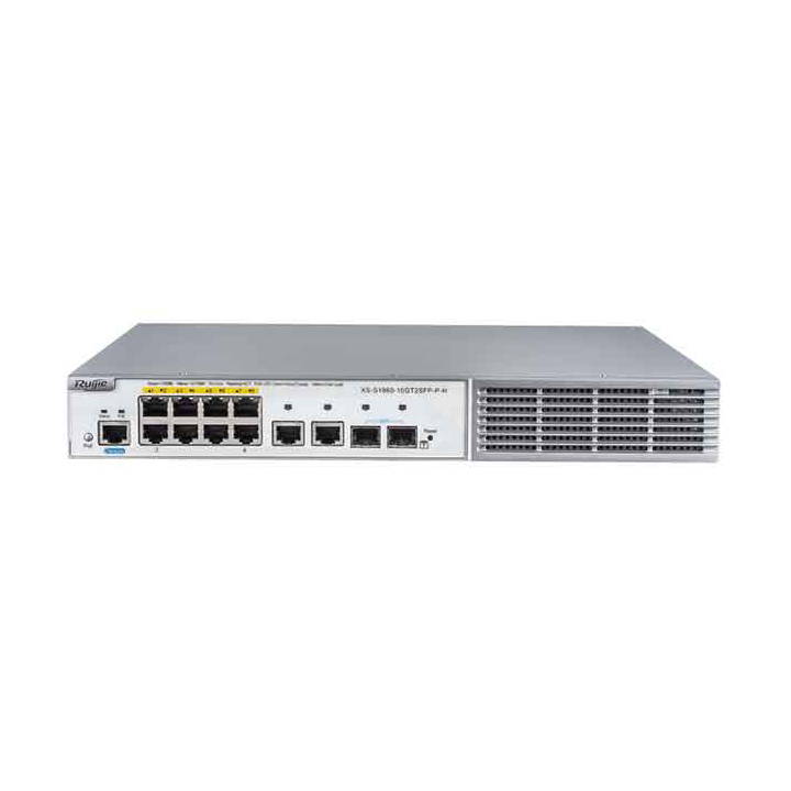 Cloud Managed Gigabit Switch 10 Port GE RUIJIE XS-S1960-10GT2SFP-P-H