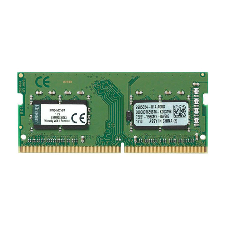 Ram Laptop Kingston 4GB DDR4 Bus 2400 KVR24S17S6/4