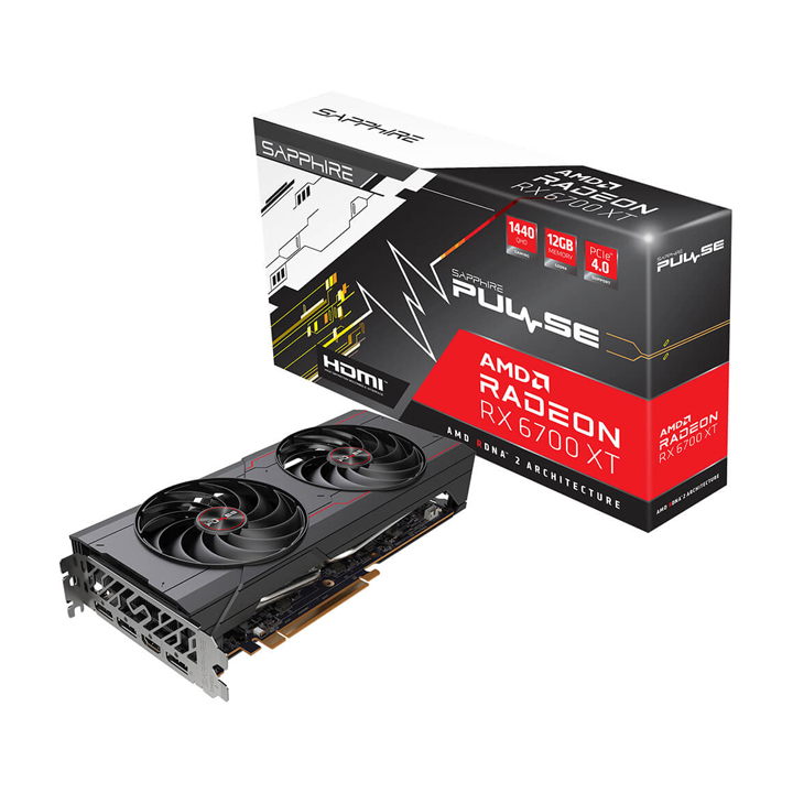 Card màn hình SAPPHIRE PULSE AMD RADEON™ RX 6700 XT GAMING 12GB GDDR6