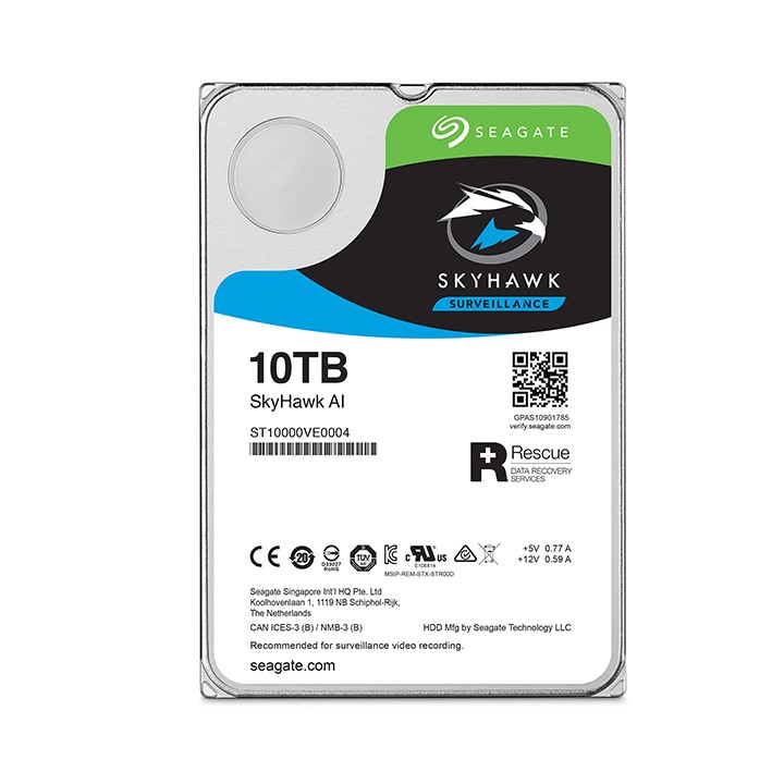 Ổ cứng HDD Seagate SkyHawk AI 10TB 3.5