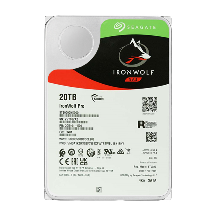 Ổ cứng HDD Seagate Ironwolf Pro 20TB ST20000NE000