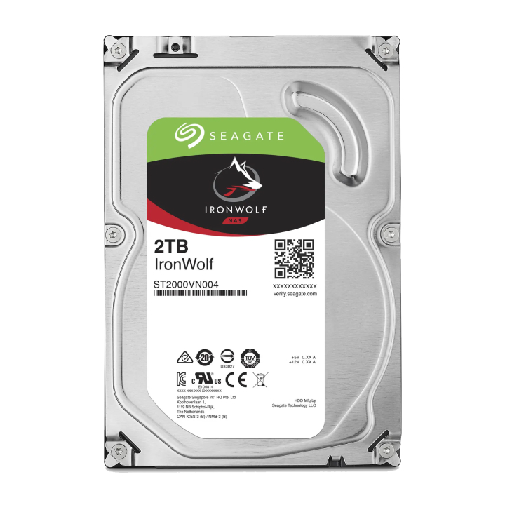 Ổ cứng HDD Seagate Ironwolf 2TB 3.5″ SATA ST2000VN004