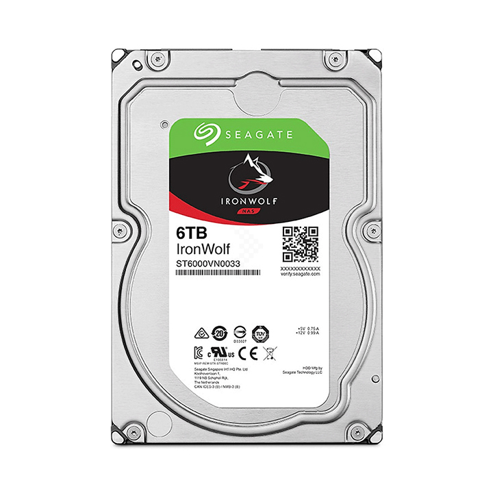 Ổ cứng HDD Seagate Ironwolf 6TB 3.5'' SATA 3 ST6000VN0033