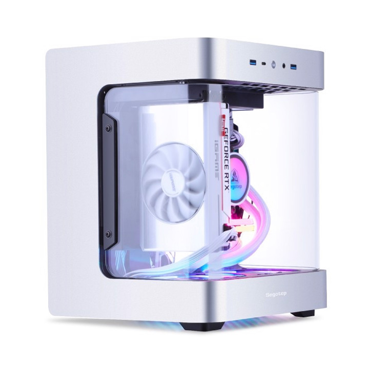 Case Segotep Slath Mini (Mini ITX/White)