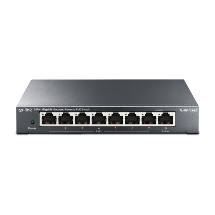 Gigabit Managed Switch Reverse PoE 8 Port TP-Link TL-RP108GE