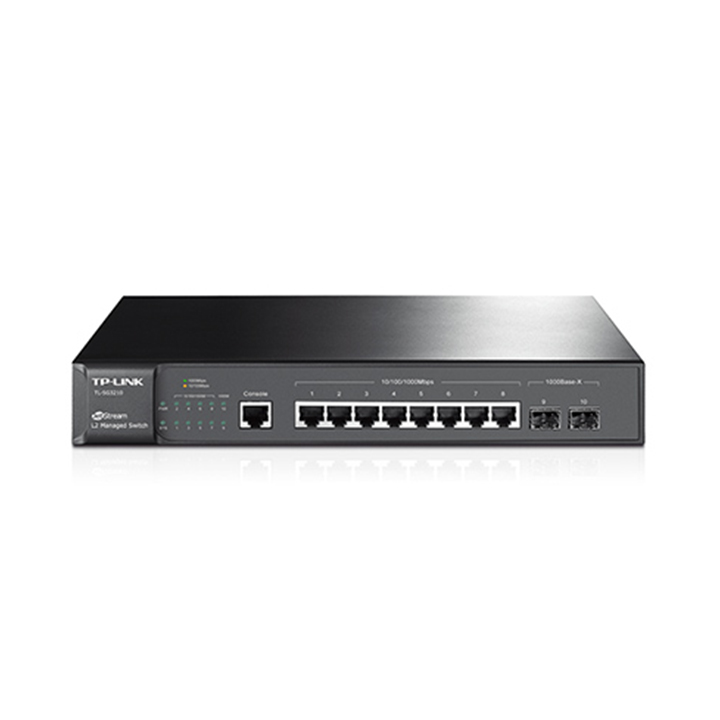 Managed Switch JetStream 8 cổng Gigabit với 2 khe cắm SFP TP-Link TL-SG3210