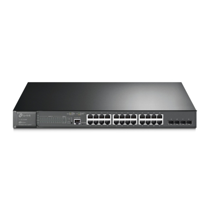 JetStream Managed Switch 28 cổng Gigabit với 24 cổng PoE 384W TP-Link TL-SG3428MP