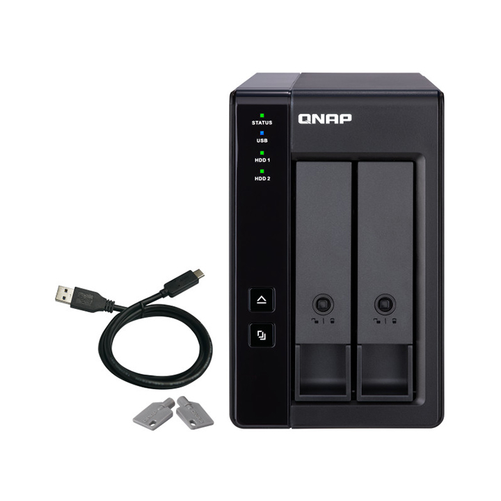 Thiết bị mở rộng NAS QNAP 2 bay TR-002