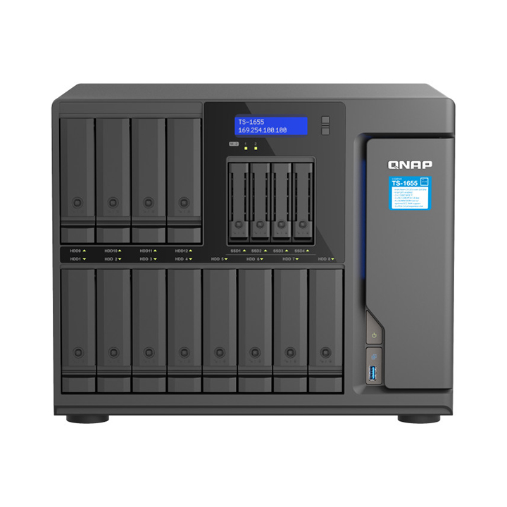 Thiết bị lưu trữ NAS QNAP 16 bay TS-1655-8G