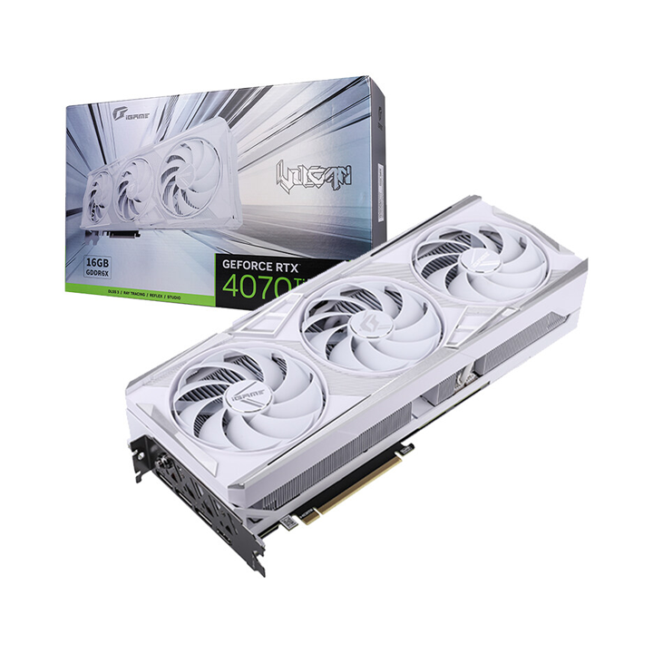 Card màn hình Colorful GeForce RTX 4070 Ti SUPER Vulcan W OC 16GB-V