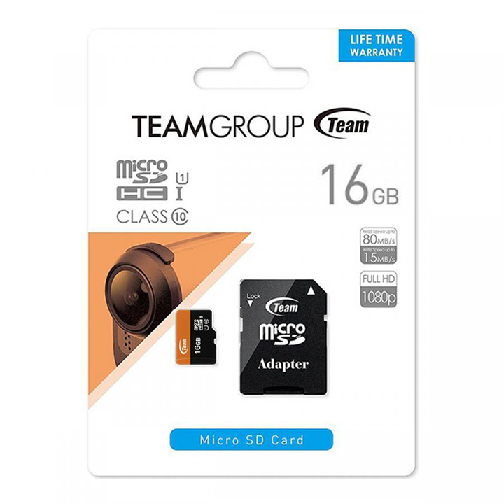 Thẻ nhớ MicroSD Team 16GB Micro SDHC UHS-I