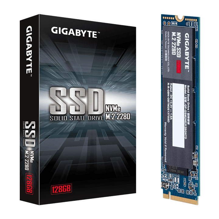 Ổ Cứng SSD Gigabyte 128GB M.2 2280 PCIe NVMe Gen3 x4 GP-GSM2NE3128GNTD