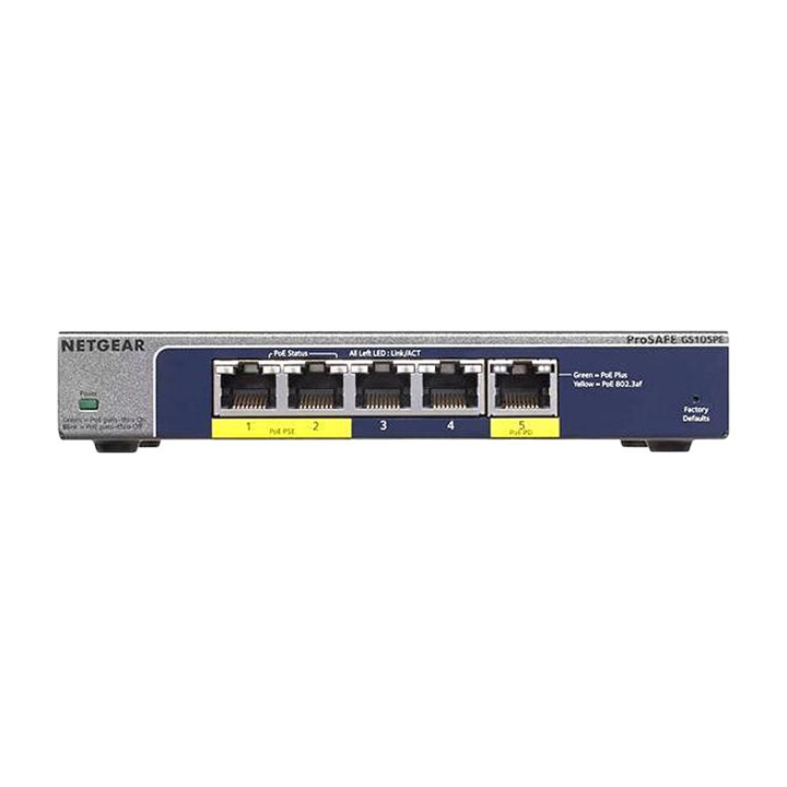 Smart Managed Plus Switch PoE Netgear GS105PE