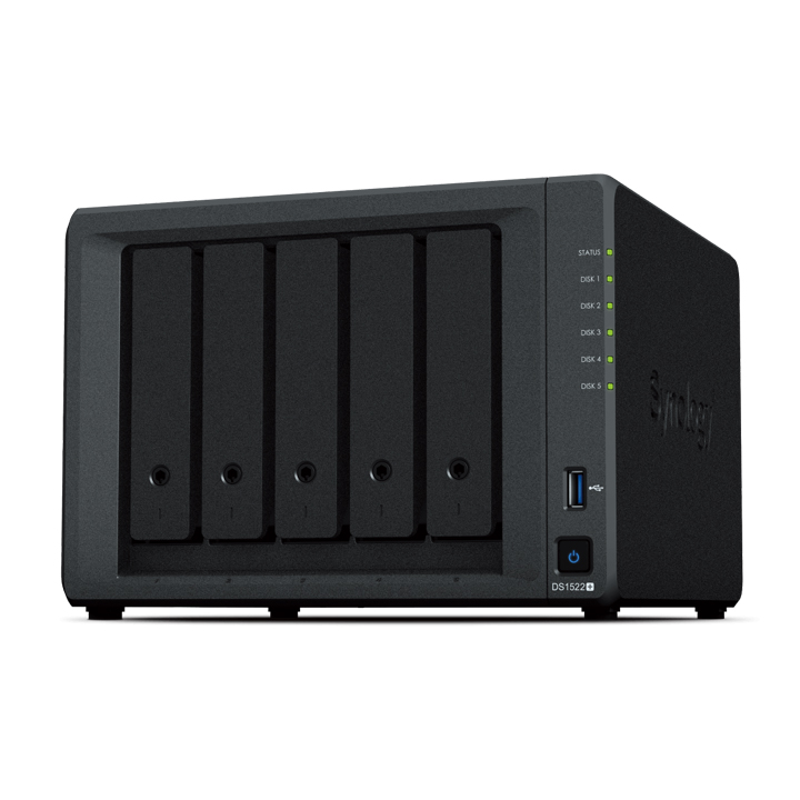 Thiết bị lưu trữ NAS Synology DS1522+ 5 Bay