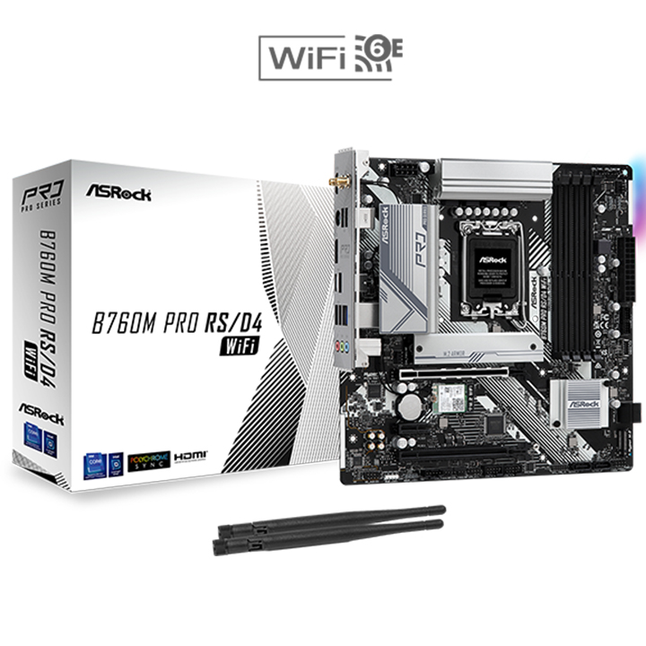 Mainboard ASRock B760M PRO RS/D4 WIFI (Intel)