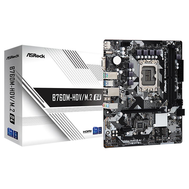 Mainboard ASRock B760M-HDV/M.2 D4 (Intel)