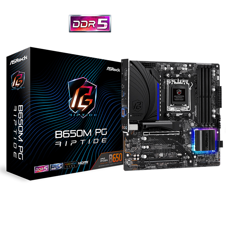 Mainboard ASRock B650M PG RIPTIDE (AMD)