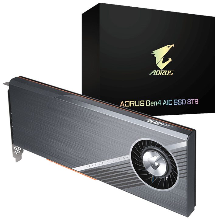 Ổ Cứng SSD Gigabyte AORUS AIC 8TB PCIe NVMe  Gen4 x16 GP-ASACNE6800TTTDA