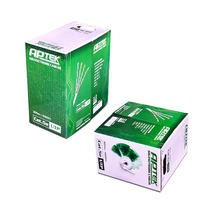 Cáp mạng CAT5e UTP 305m APTEK 530-1101-1